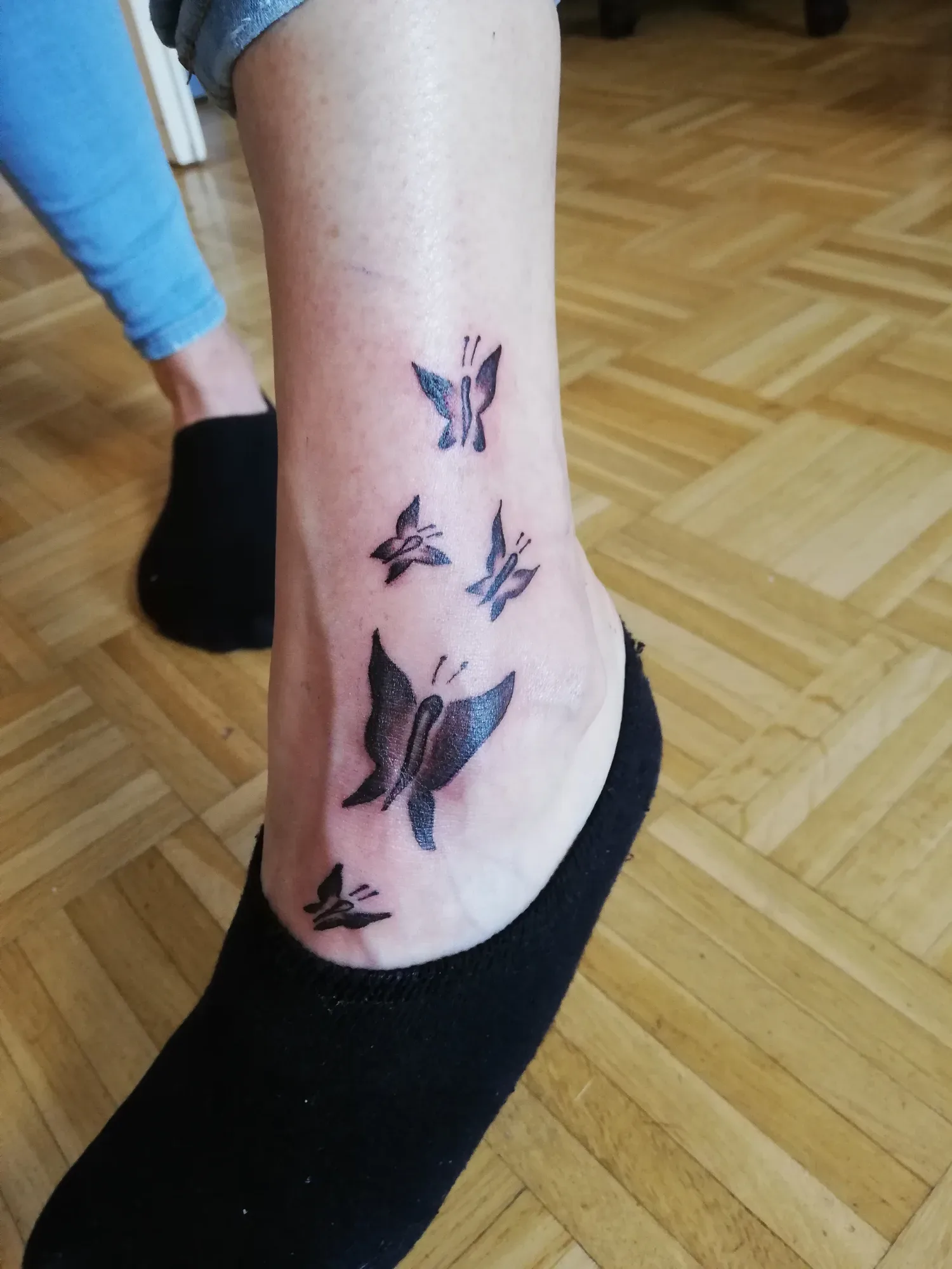 Schmetterlinge im Flug